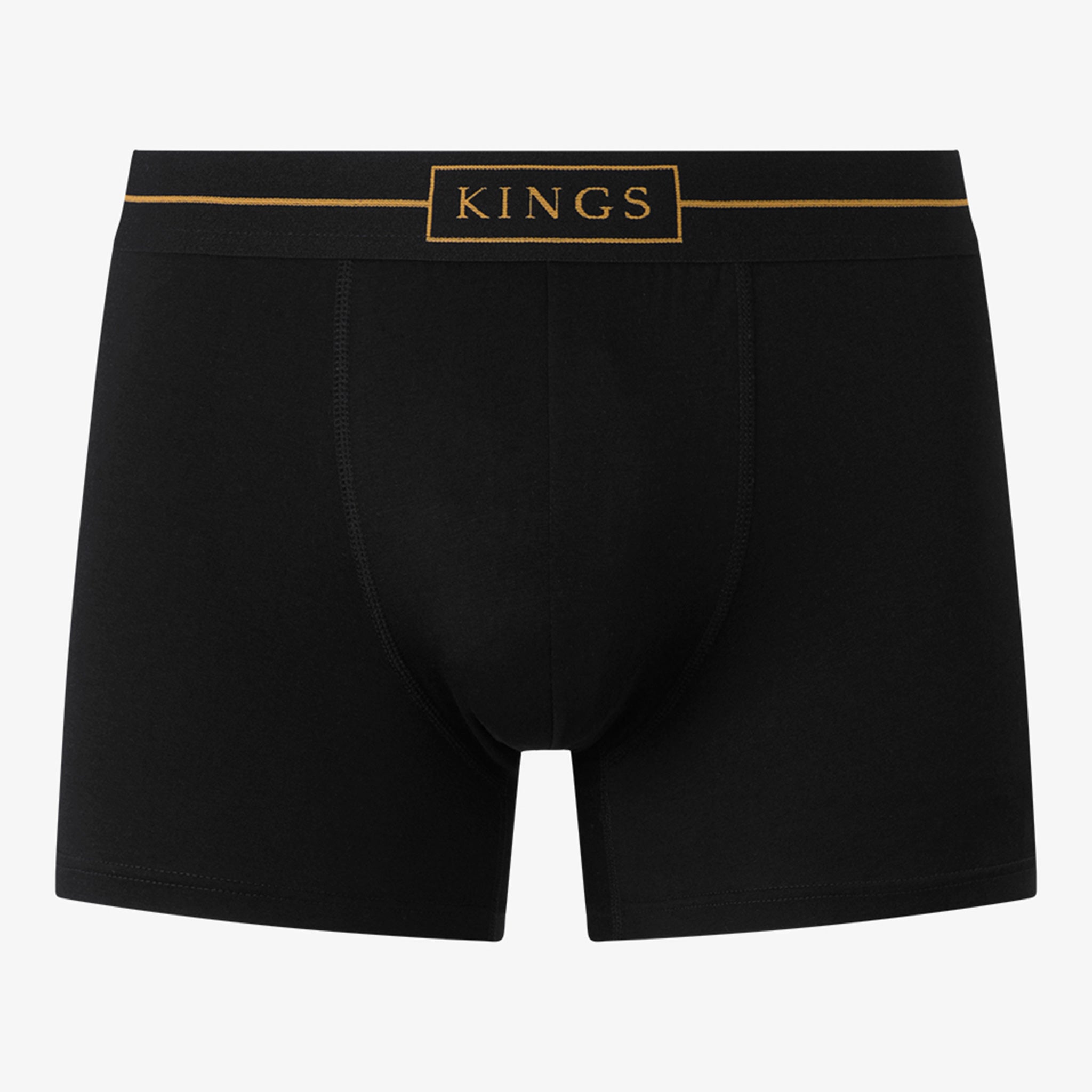 KINGS Black Boxer Briefs - 6 Pack