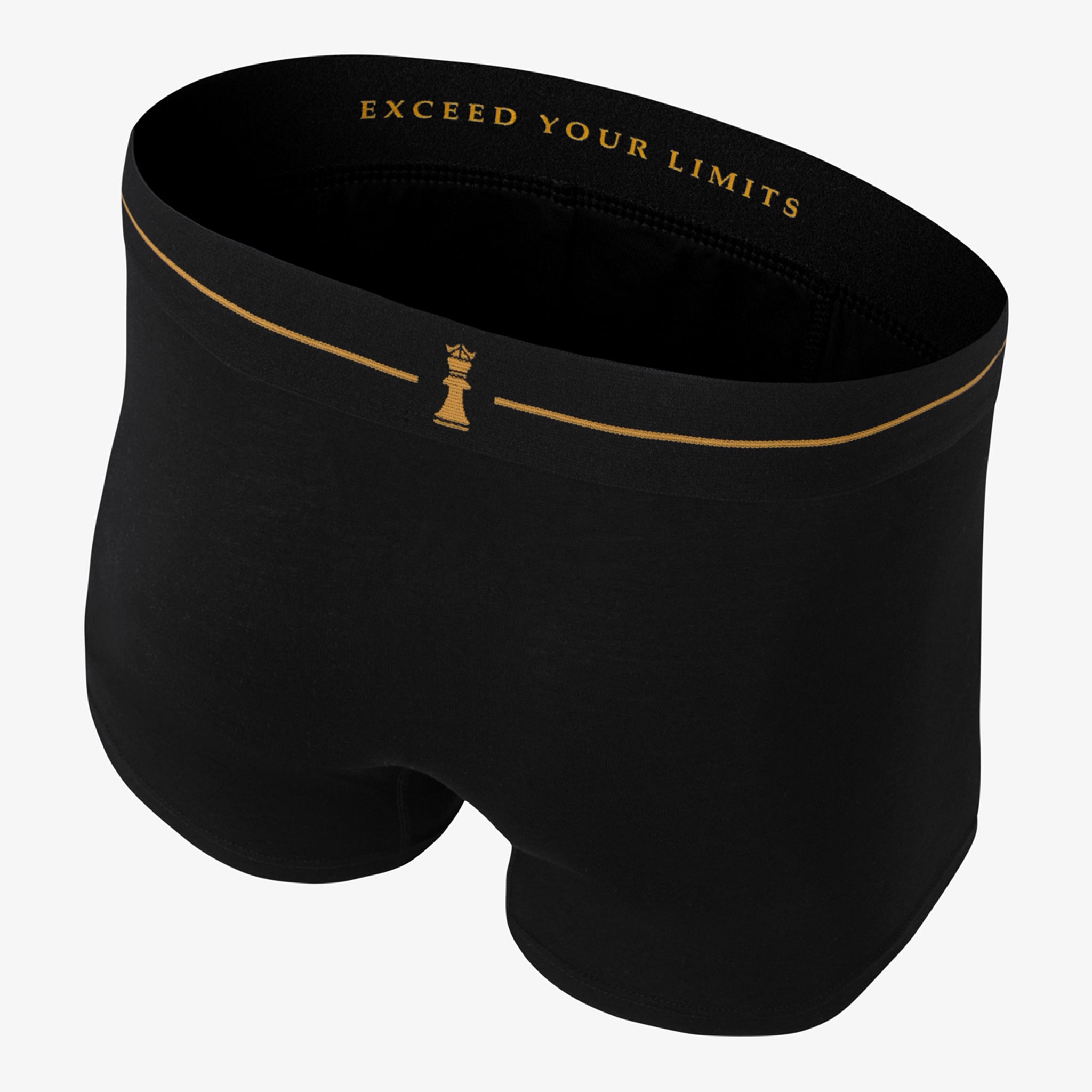 KINGS Black Boxer Briefs - 6 Pack