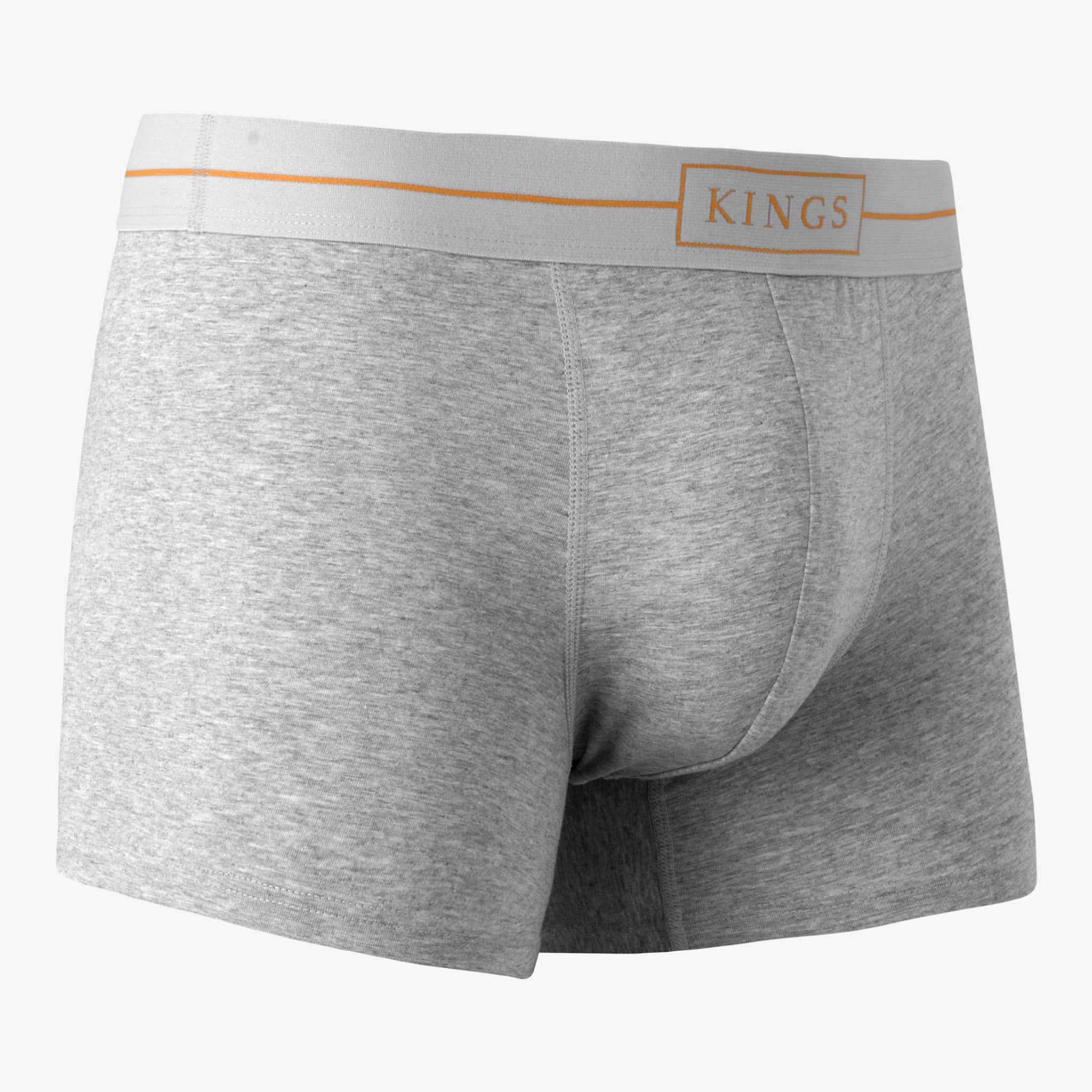 KINGS Grey Boxer Briefs - 3 Pack