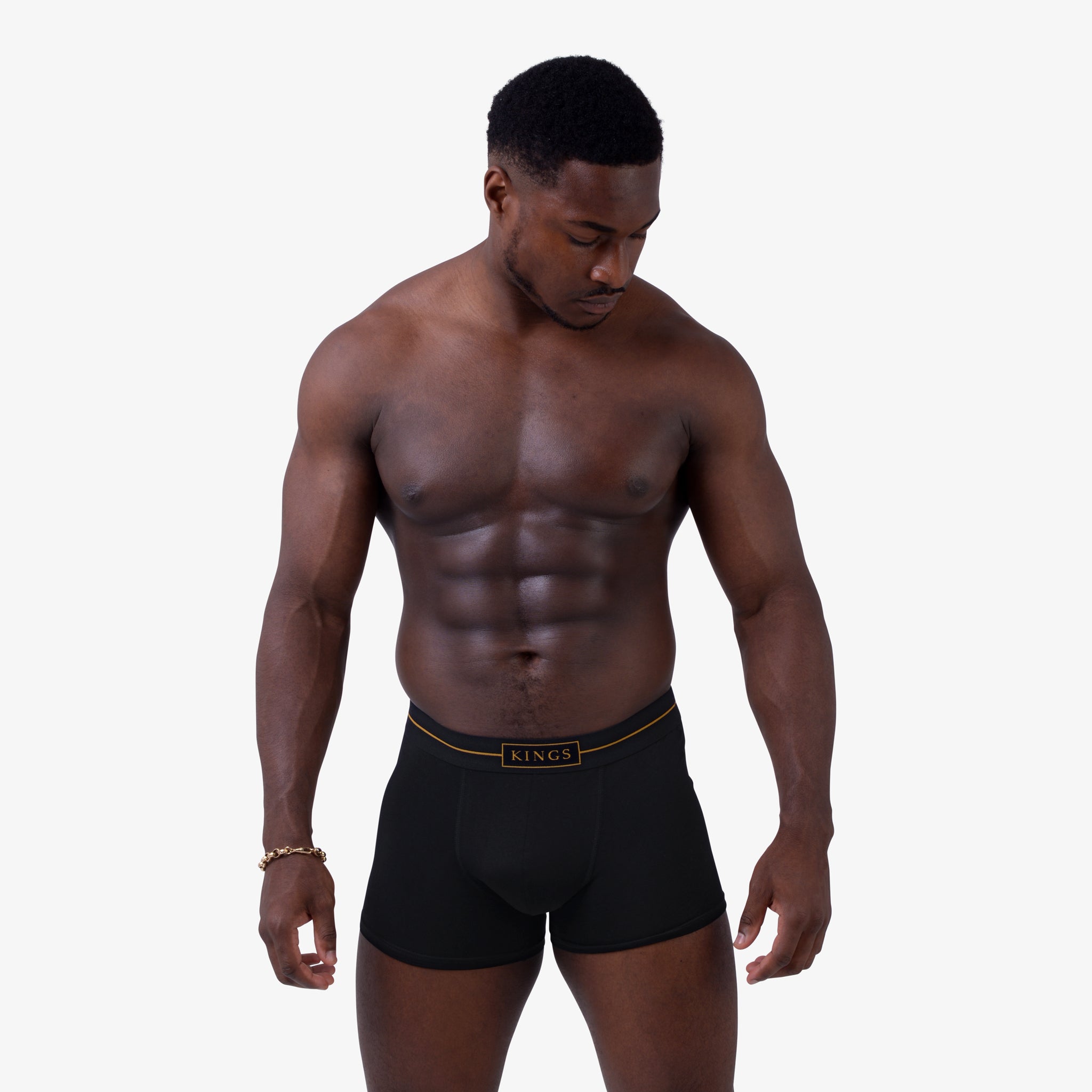 KINGS Black Boxer Briefs - 6 Pack