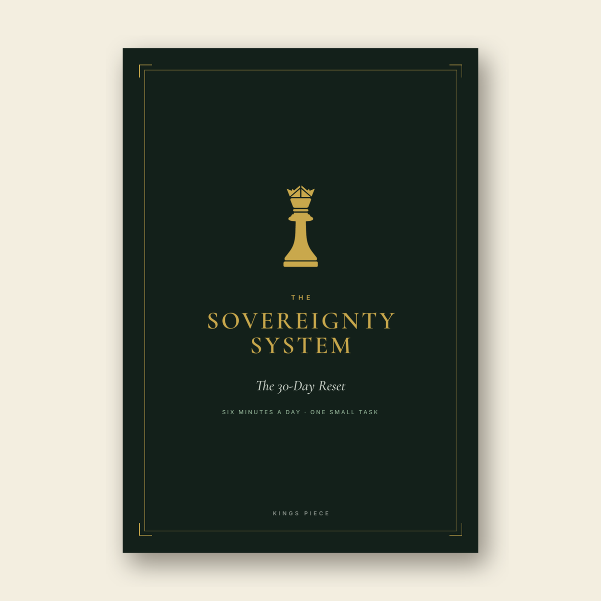 The Sovereignty System: The 30-Day Reset, cover