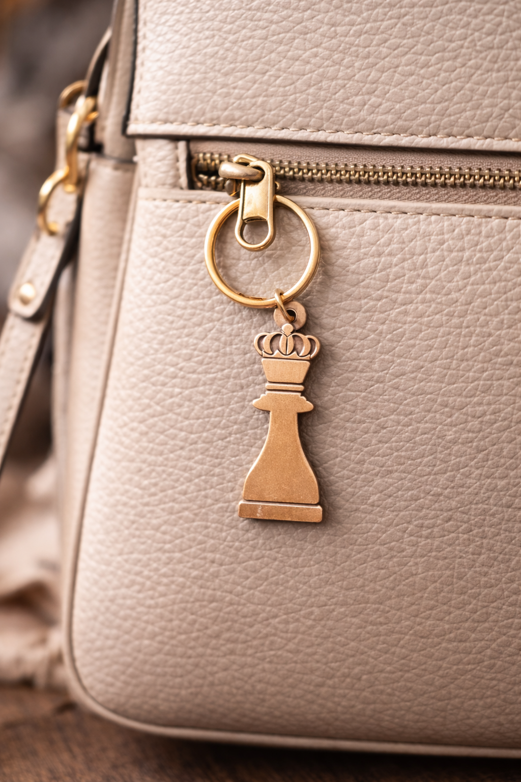 Queens Piece Key Ring