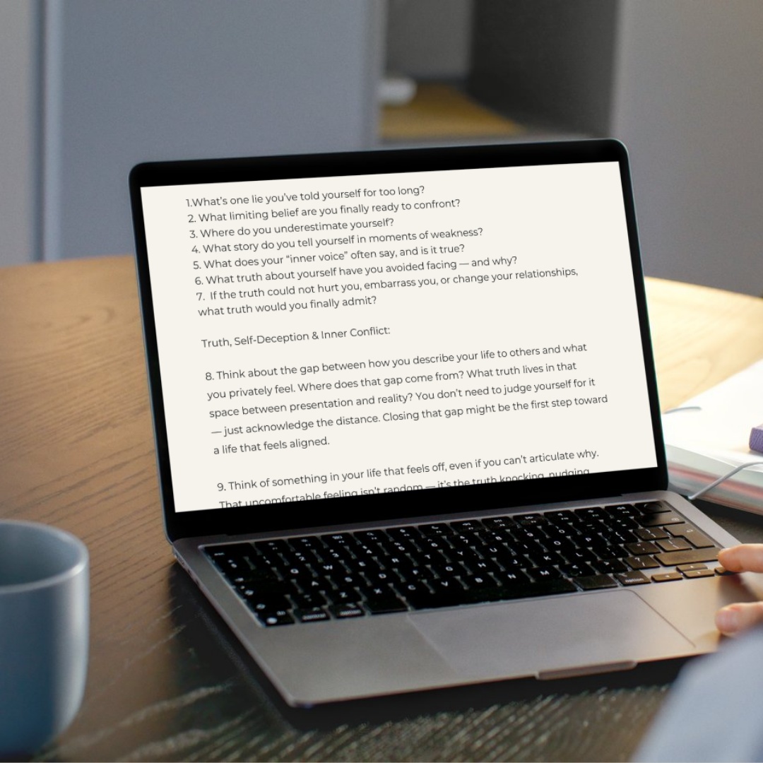 The Self Mastery Digital Workbook to Change Your Life ( 25 chapters + Over 1000 prompts)