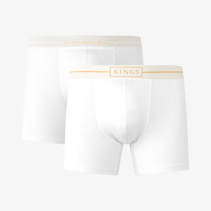 KINGS White Boxer Briefs