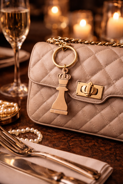 Queens Piece Key Ring